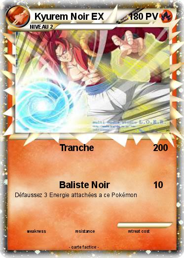 Pokemon Kyurem Noir EX