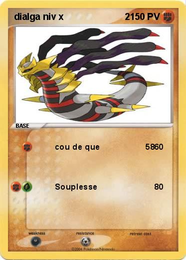Pokemon dialga niv x                        2                    