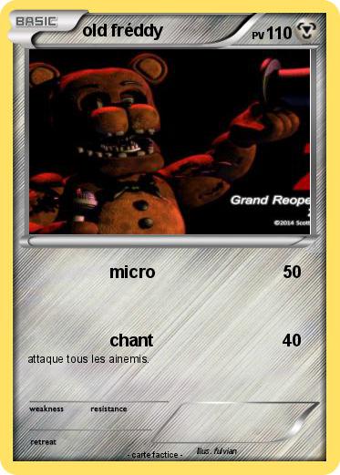 Pokemon old fréddy