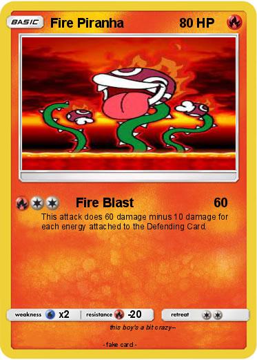 Pokemon Fire Piranha