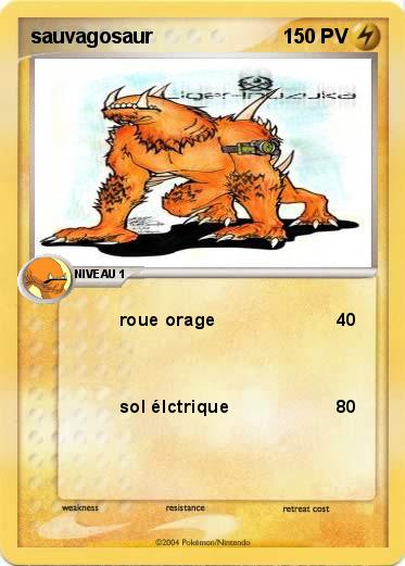 Pokemon sauvagosaur