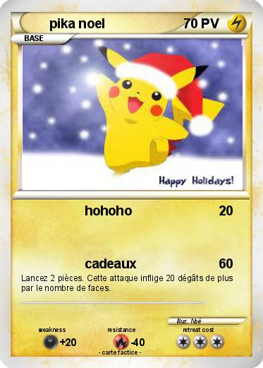 Pokemon pika noel