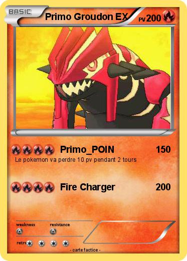 Pokemon Primo Groudon EX