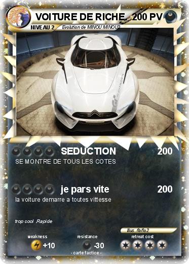 Pokemon VOITURE DE RICHE.