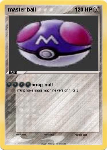 Pokemon master ball