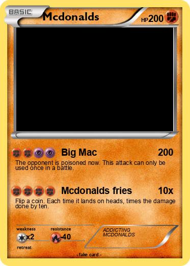 Pokemon Mcdonalds