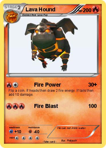 Pokemon Lava Hound