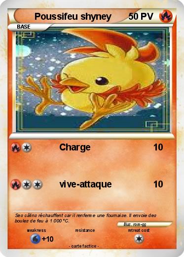 Pokemon Poussifeu shyney