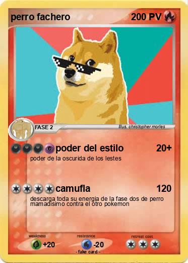 Pokemon perro fachero