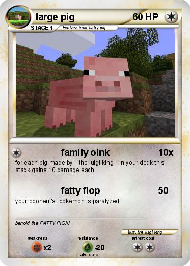 Pokemon large pig
