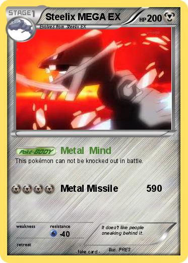 Pokemon Steelix MEGA EX