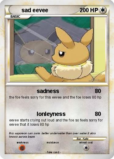Pokemon sad eevee