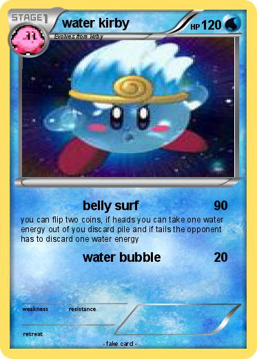 Pokemon water kirby