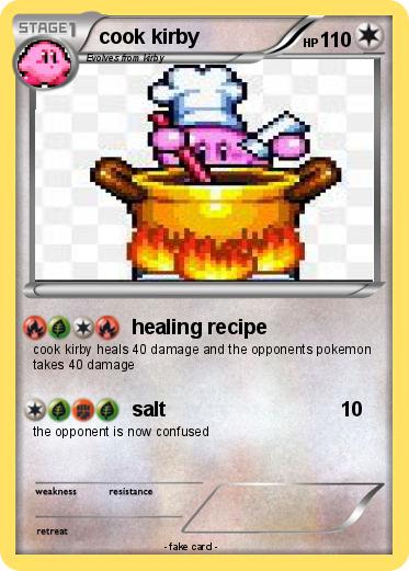 Pokemon cook kirby