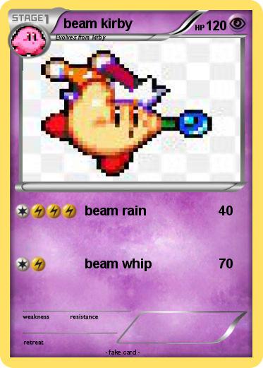 Pokemon beam kirby