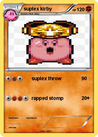 Pokemon suplex kirby