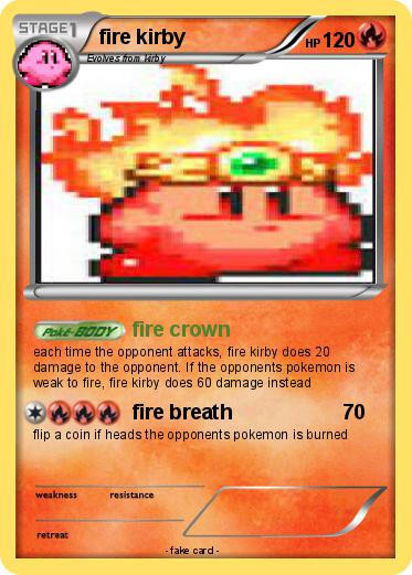 Pokemon fire kirby