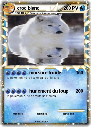 Pokemon croc blanc