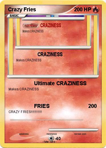 Pokemon Crazy Fries