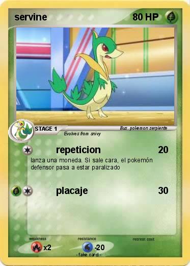 Pokemon servine