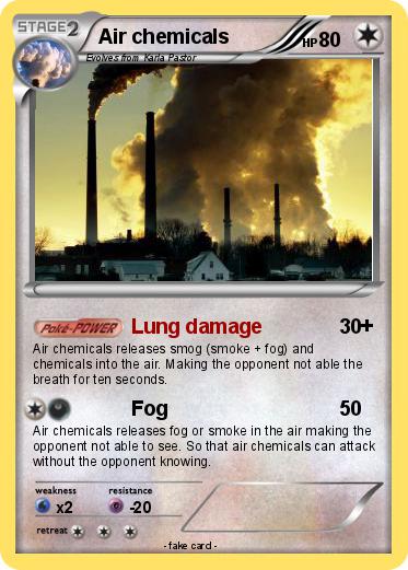 Pokemon Air chemicals