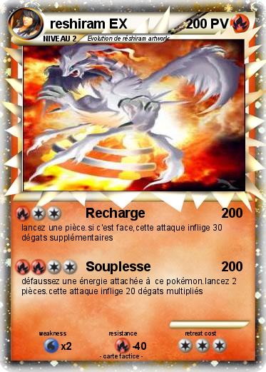 Pokemon reshiram EX