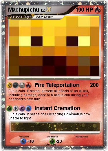 Pokemon Machupichu