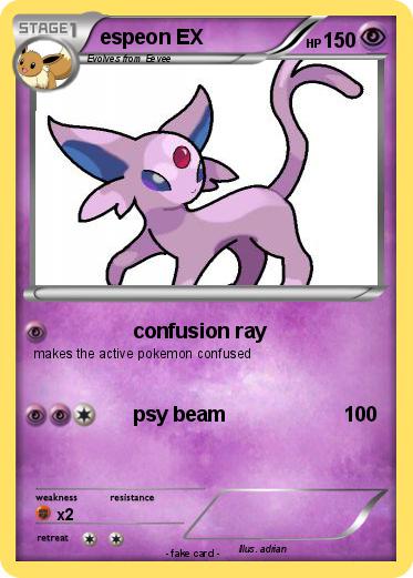 Pokemon espeon EX