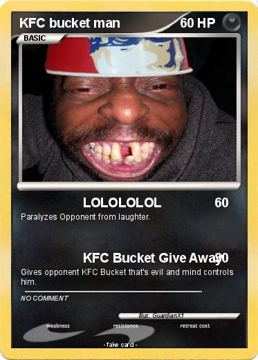 Pokemon KFC bucket man