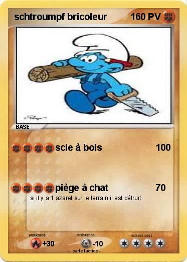 Pokemon schtroumpf bricoleur