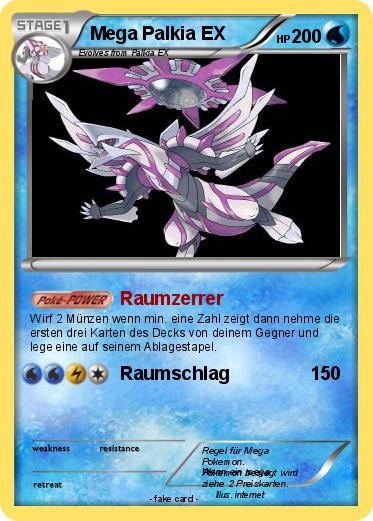 Pokemon Mega Palkia EX