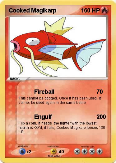 Pokemon Cooked Magikarp