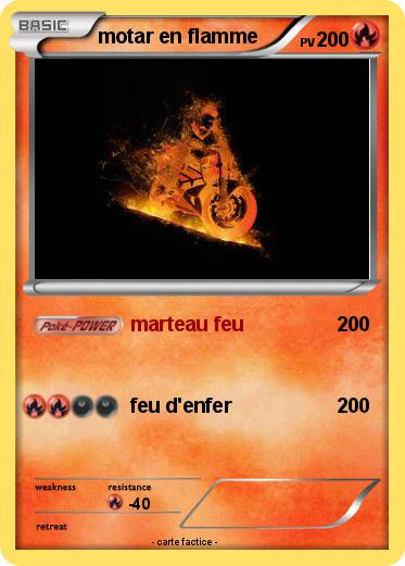 Pokemon motar en flamme