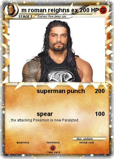 Pokemon m roman reighns ex