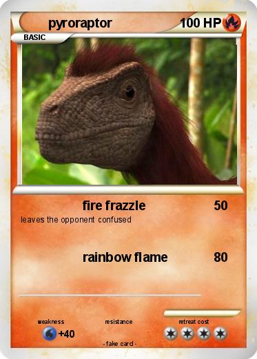 Pokemon pyroraptor