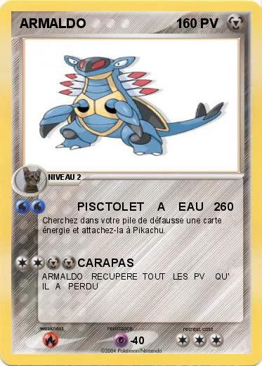 Pokemon ARMALDO                         1                   