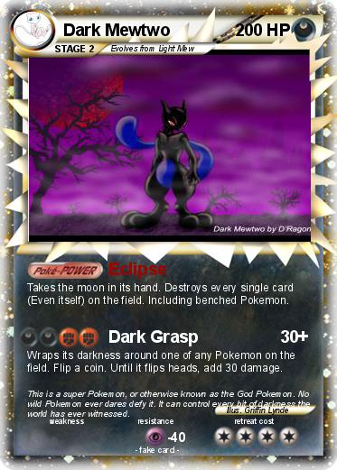 Pokemon Dark Mewtwo