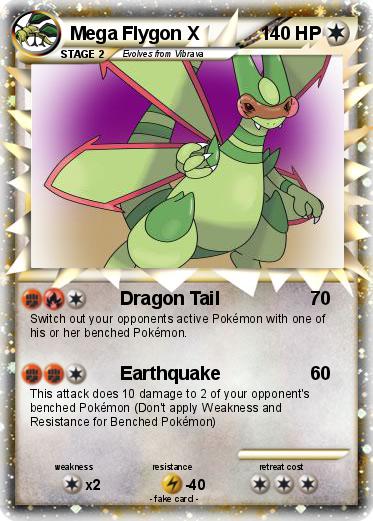 Pokemon Mega Flygon X