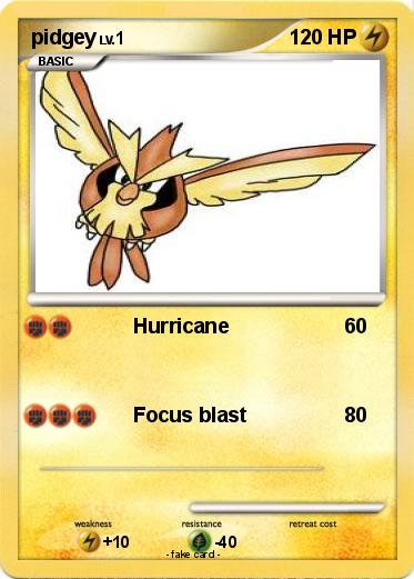 Pokemon pidgey
