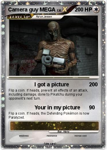 Pokemon Camera guy MEGA