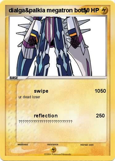 Pokemon dialga&palkia megatron body