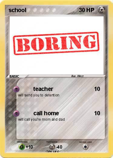 Pokemon school