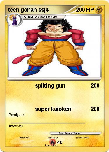 Pokemon teen gohan ssj4