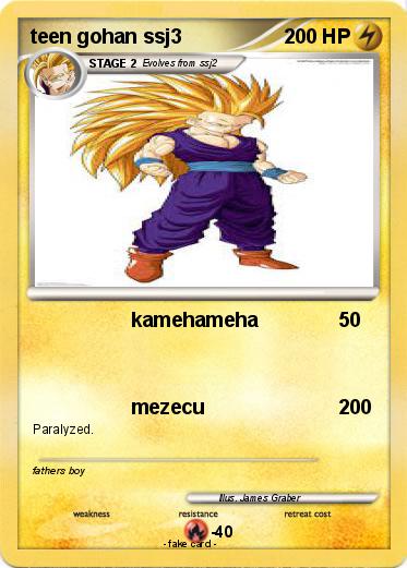 Pokemon teen gohan ssj3