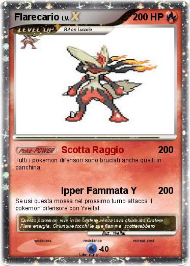 Pokemon Flarecario