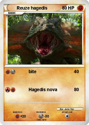 Pokemon Reuze hagedis