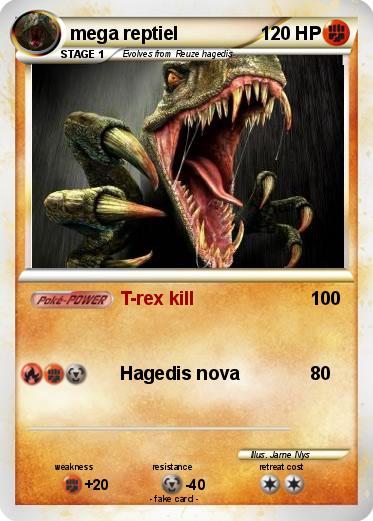 Pokemon mega reptiel