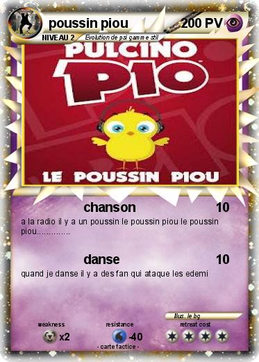 Pokemon poussin piou