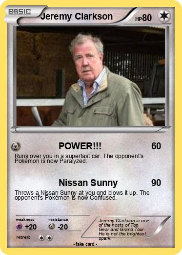 Pokemon Jeremy Clarkson