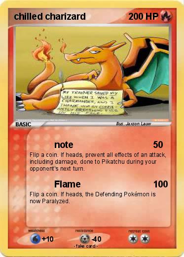 Pokemon chilled charizard